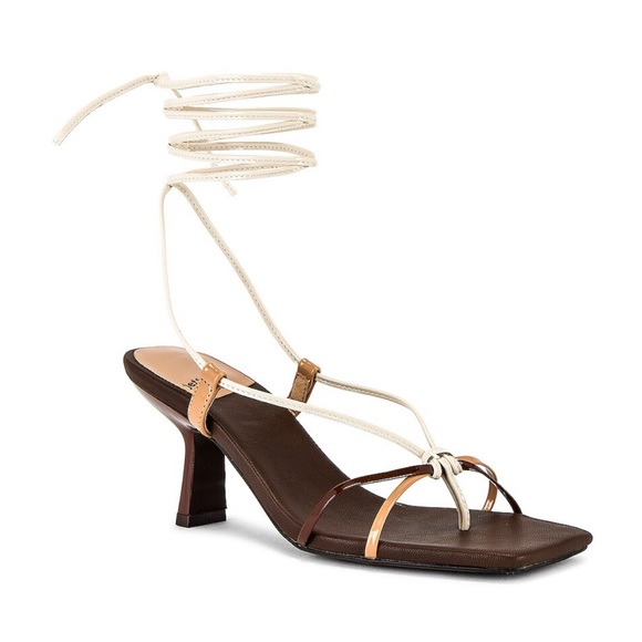 Jeffrey Campbell, Size 8, Brown, Tie Up, Sandal Heels - Picture 2 of 9